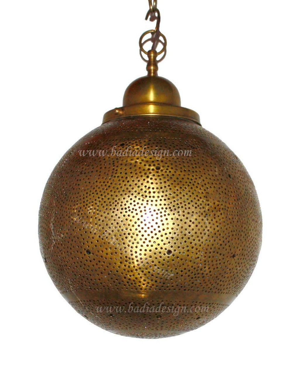 Moroccan Hanging Brass Lantern