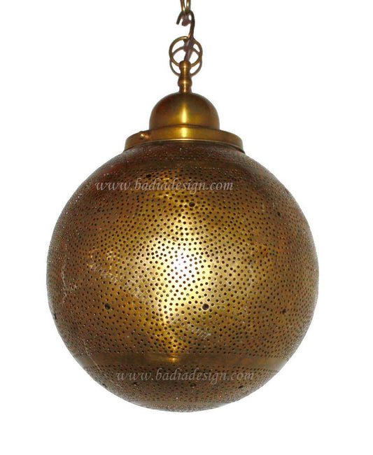 Moroccan Hanging Brass Lantern