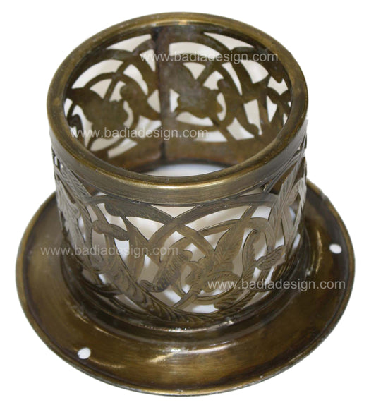 Small Brass Candle Holder - HD074