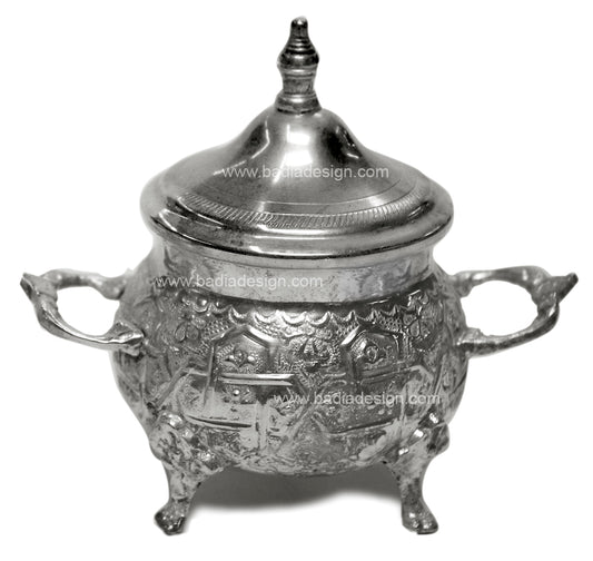 Silver Plated Sugar Container - HD119