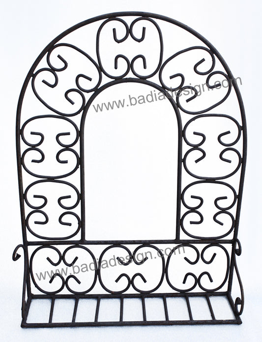 Wrought Iron Wall Shelf