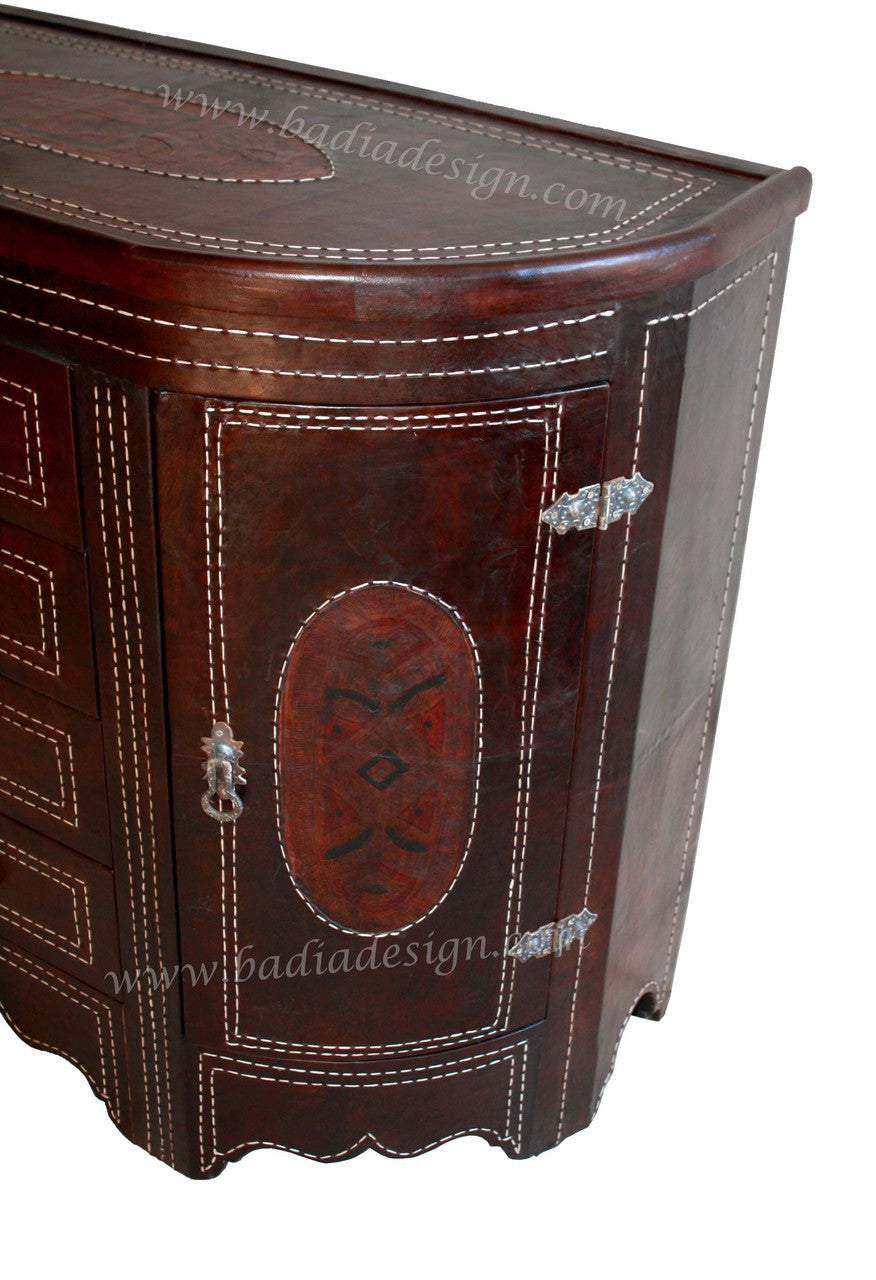 Moroccan Premuim Leather Cabinet