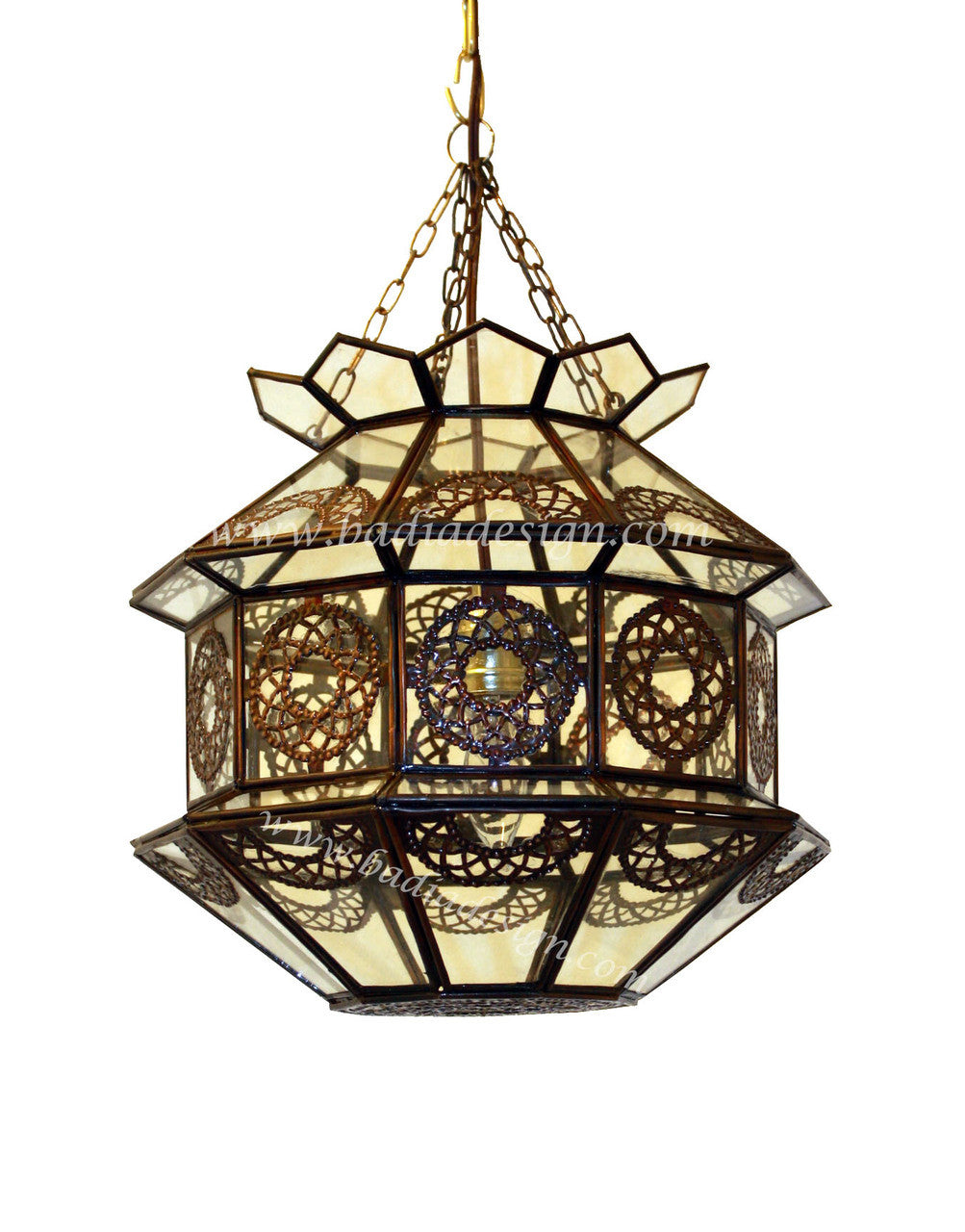 Hanging Lantern with Clear Glass