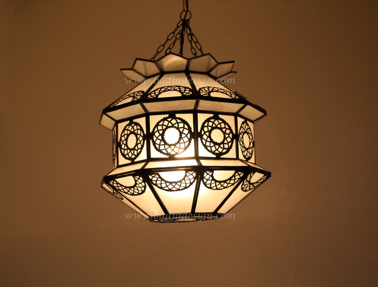 Hanging Lantern with Clear Glass