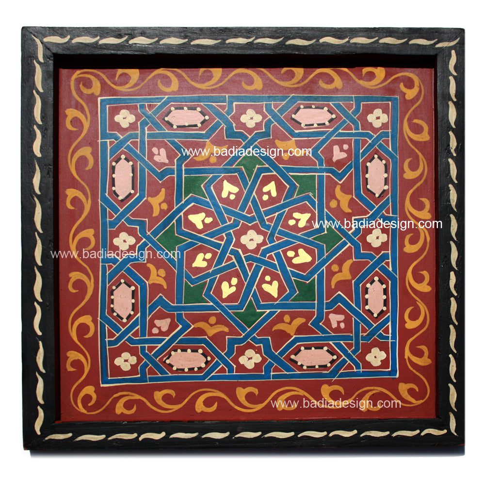 Hand Painted Square Panel - WP206
