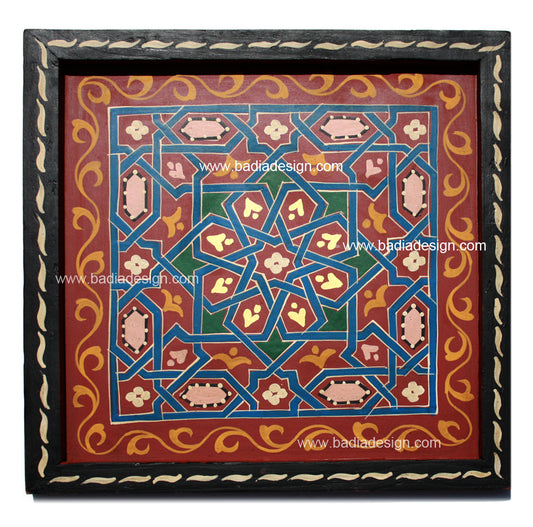 Hand Painted Square Panel - WP206