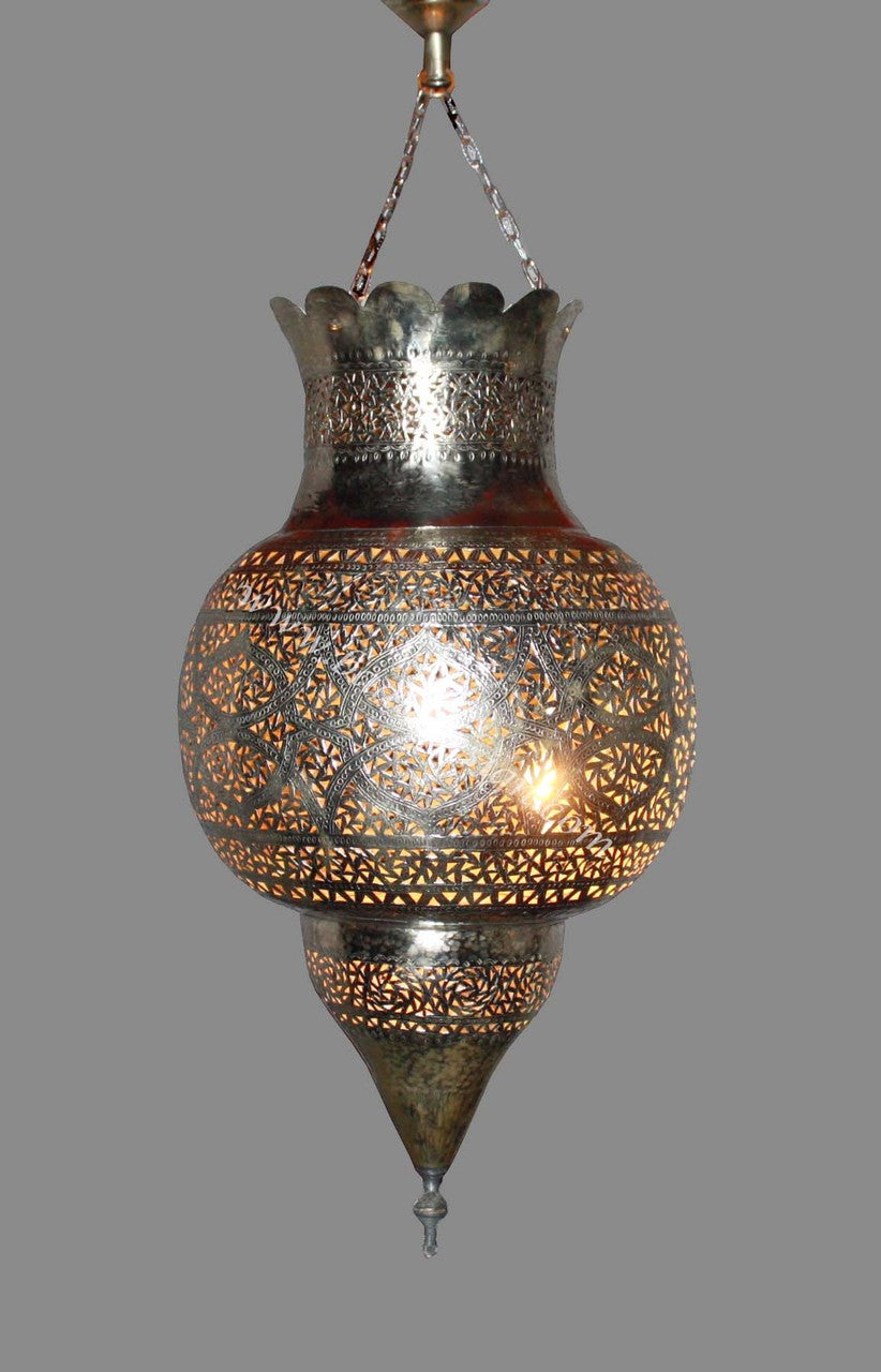 Hanging Silver Nickel Lantern