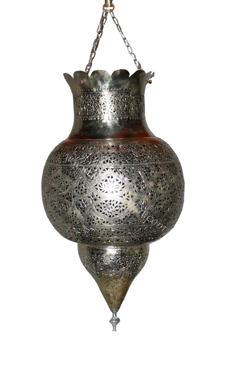 Hanging Silver Nickel Lantern