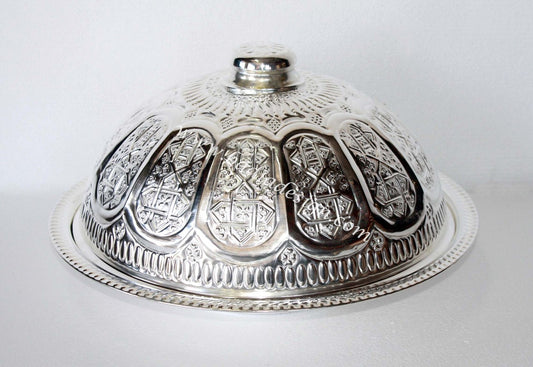 Silver Plated Platter with Lid - HD145