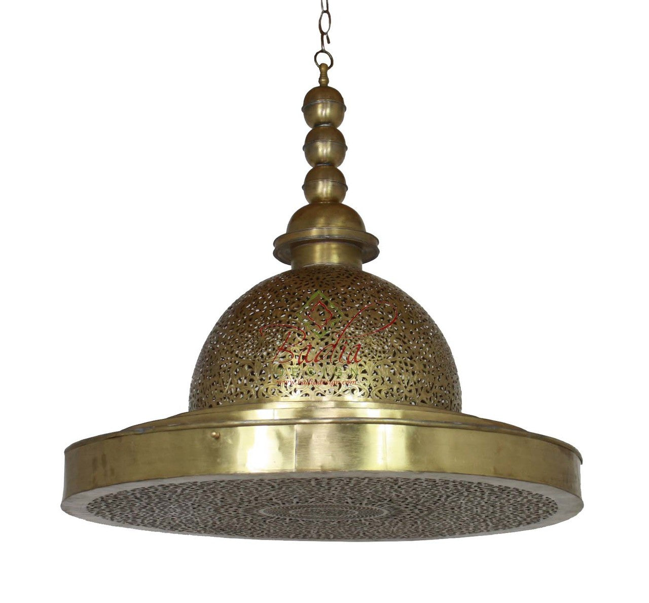 Moroccan Style Brass Chandelier