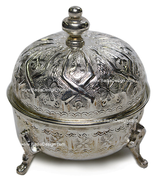 Silver Plated Sugar Container - HD118