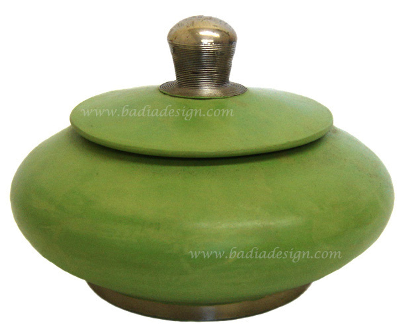 Moroccan Tadelakt Round Ceramic Jar