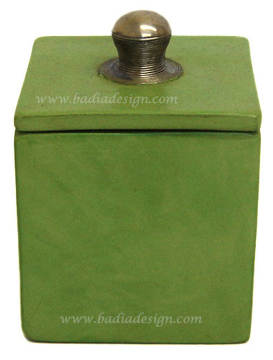 Moroccan Tadelakt Square Ceramic Box