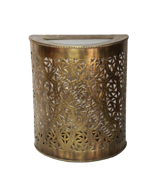 Wall Mounted Brass Sconce