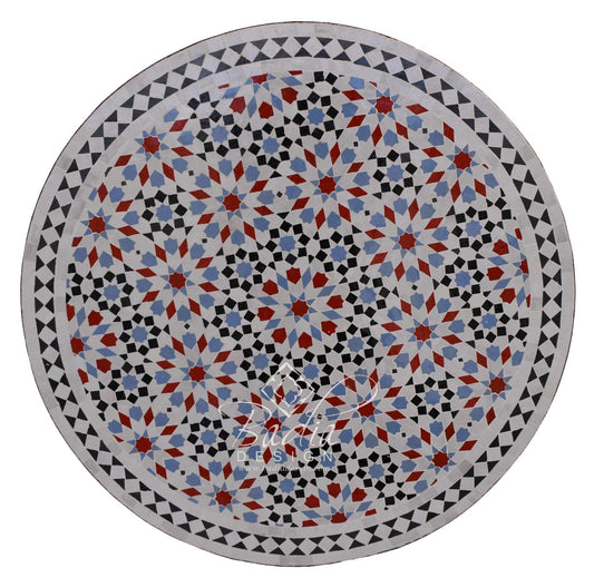 Moroccan Mosaic Tile Table Top