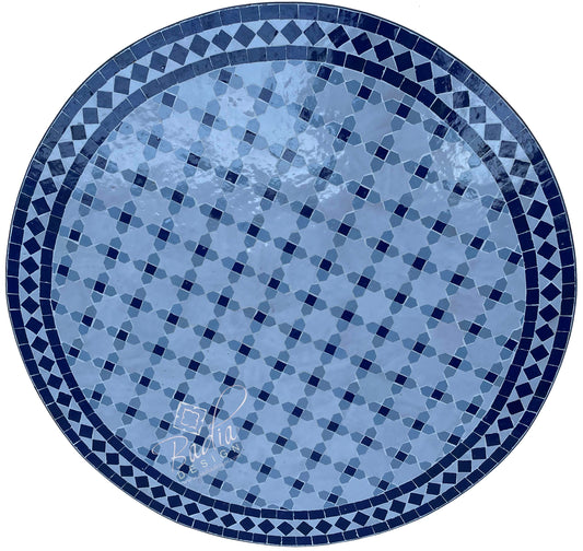 Intricately Designed Ceramic Tile Table Top