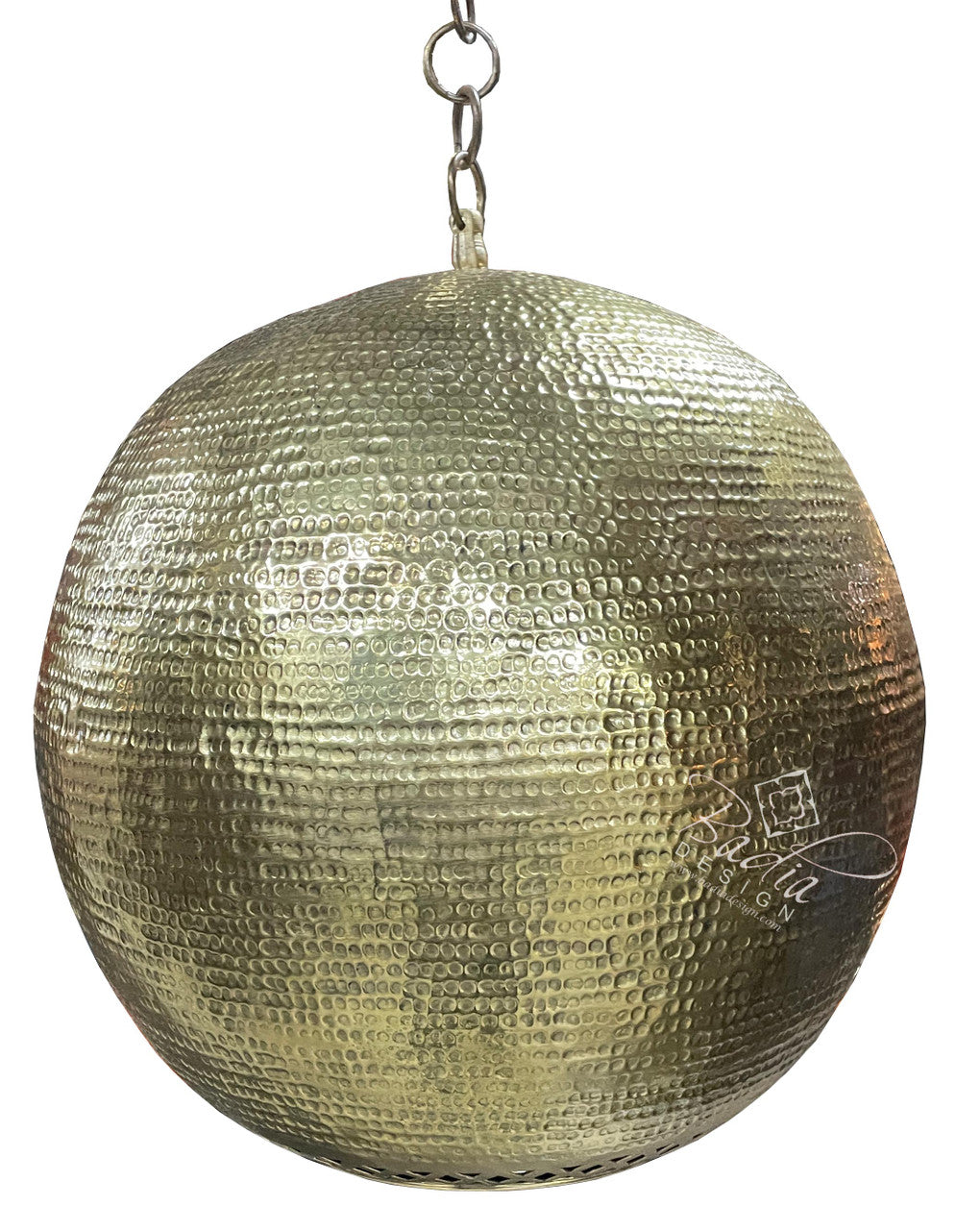 Intricate Hand Forged Brass Chandelier