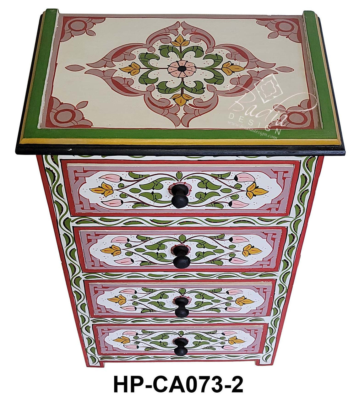 Hand Painted Cabinet Nightstand