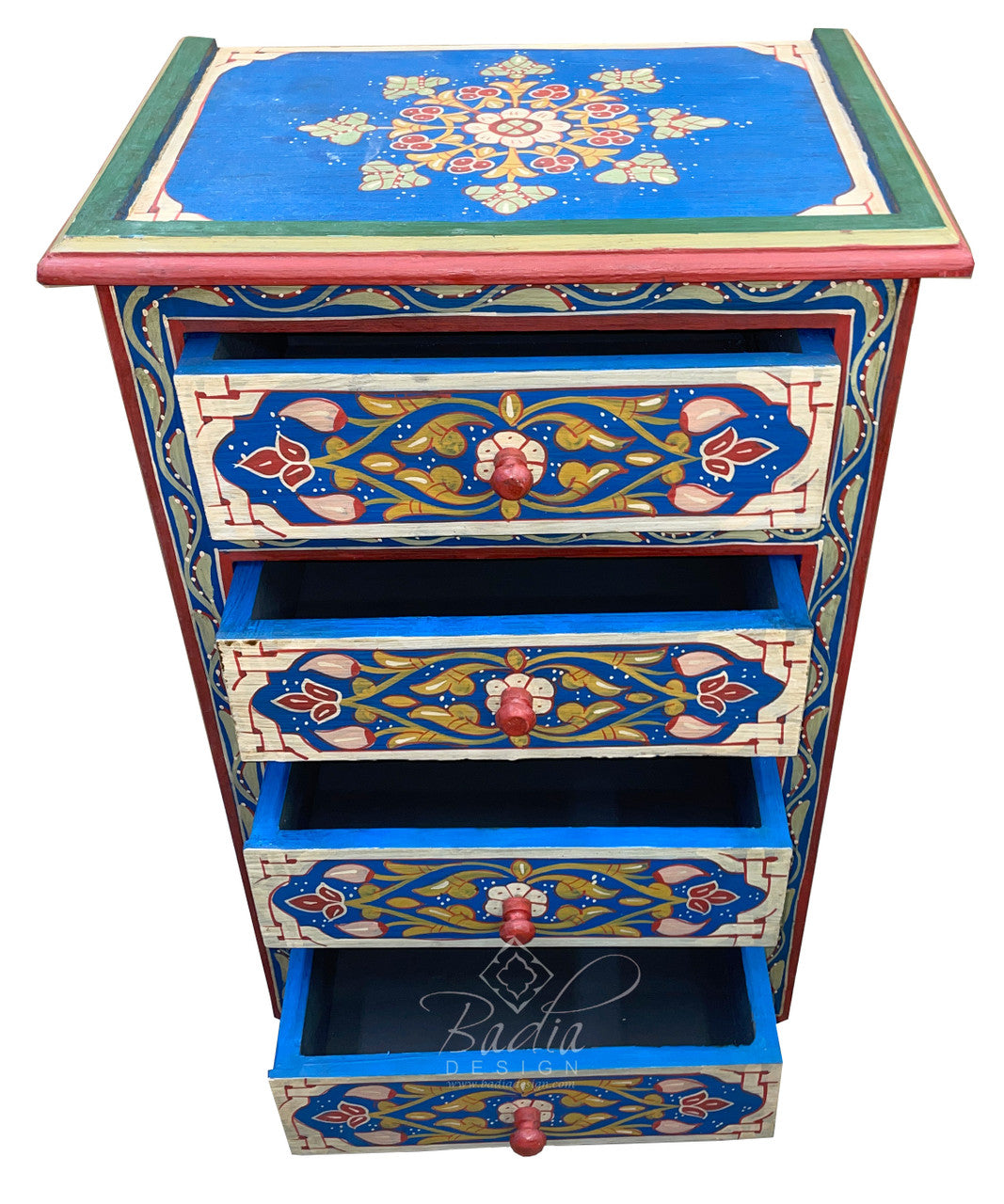 Hand Painted Cabinet Nightstand