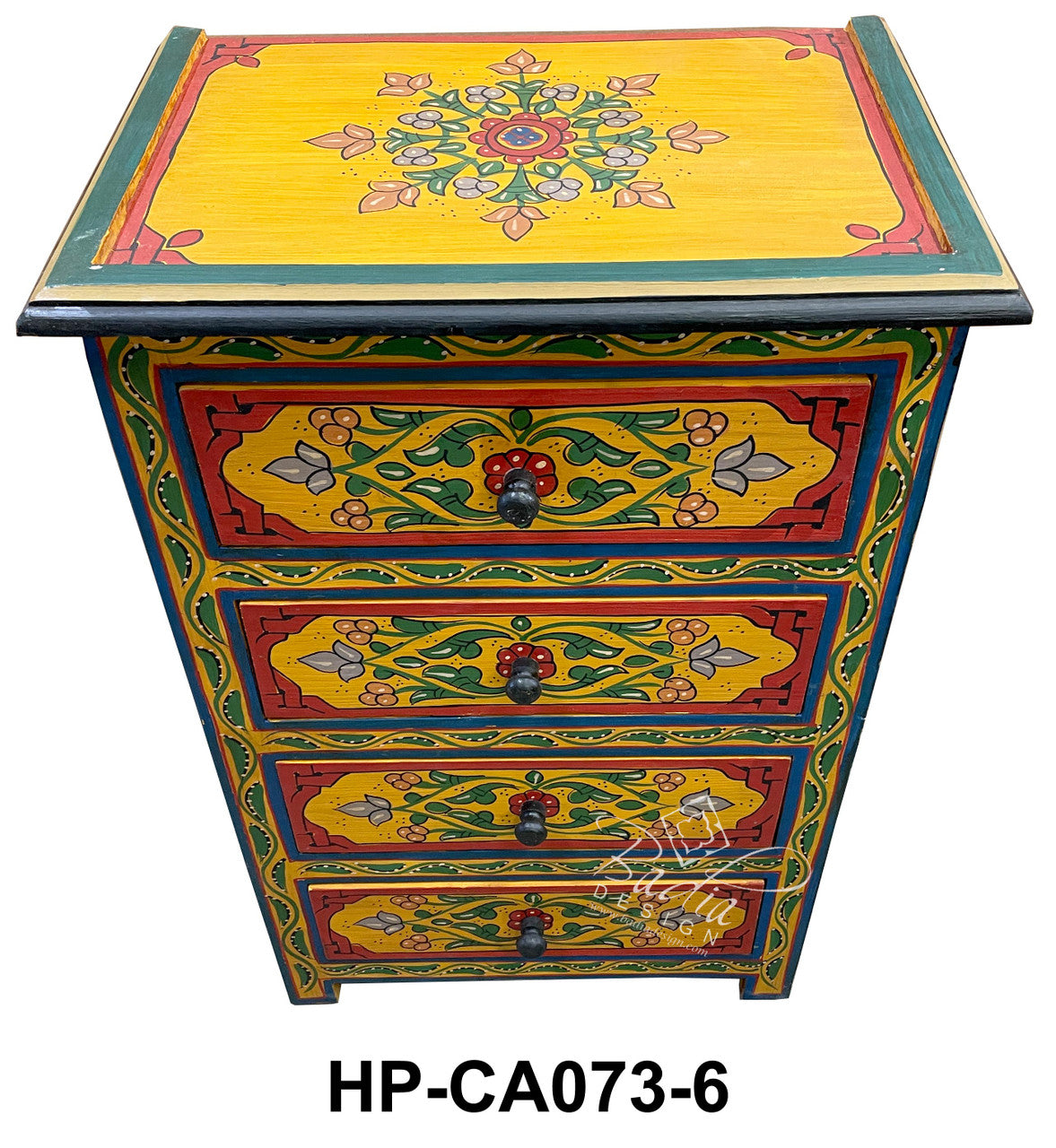 Hand Painted Cabinet Nightstand