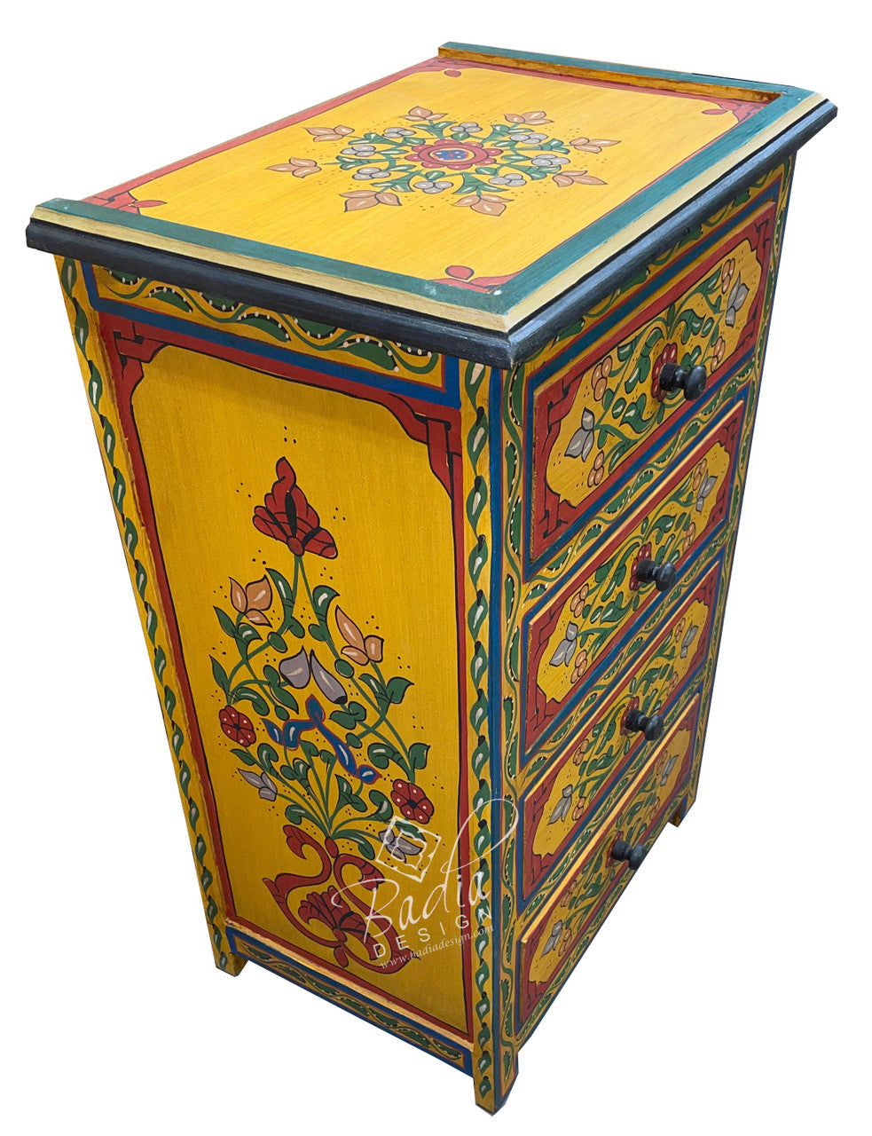 Hand Painted Cabinet Nightstand