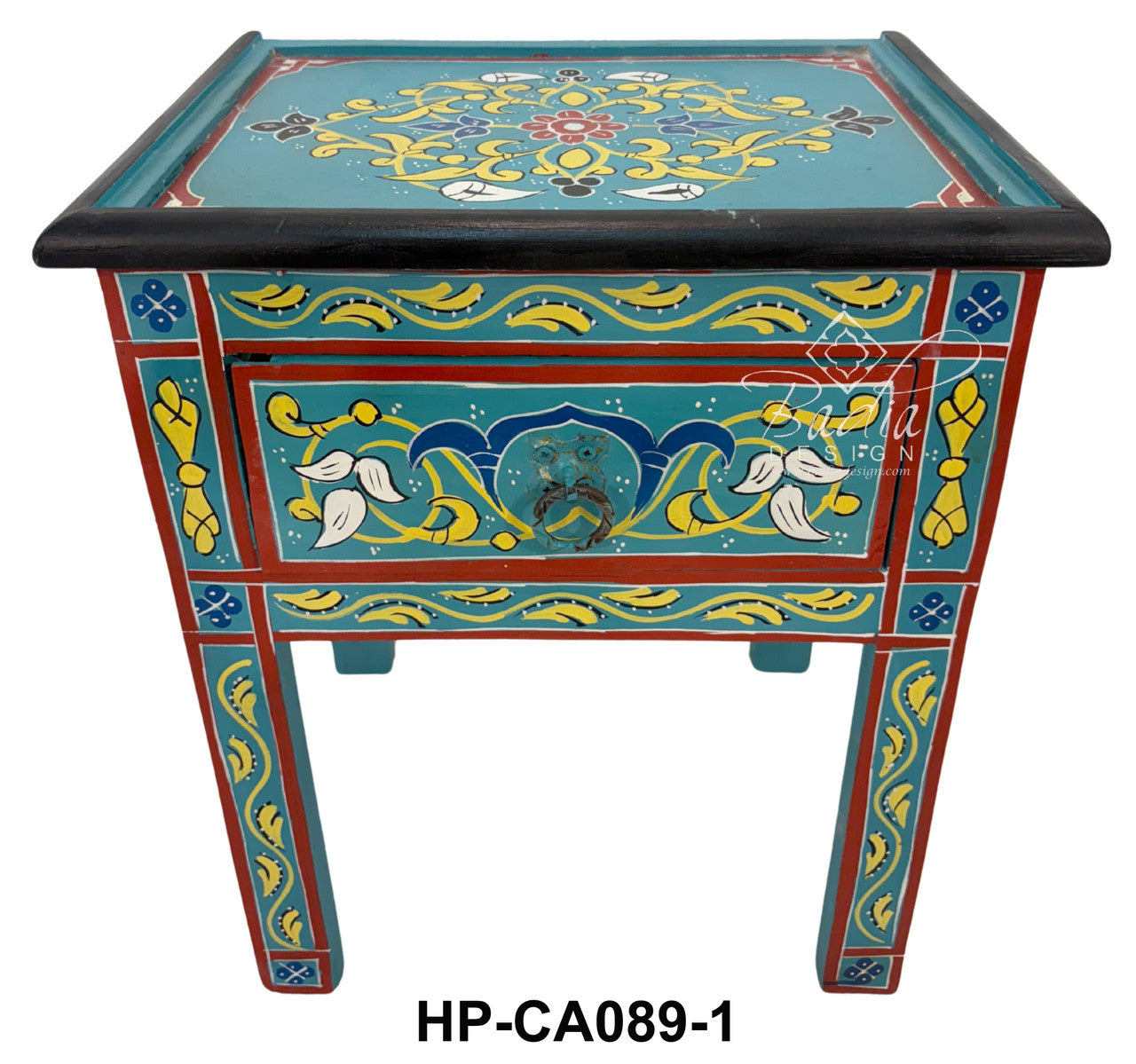 Small Multi-Color Hand Painted Nightstands