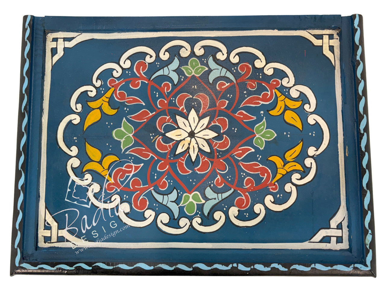 Small Multi-Color Hand Painted Nightstands