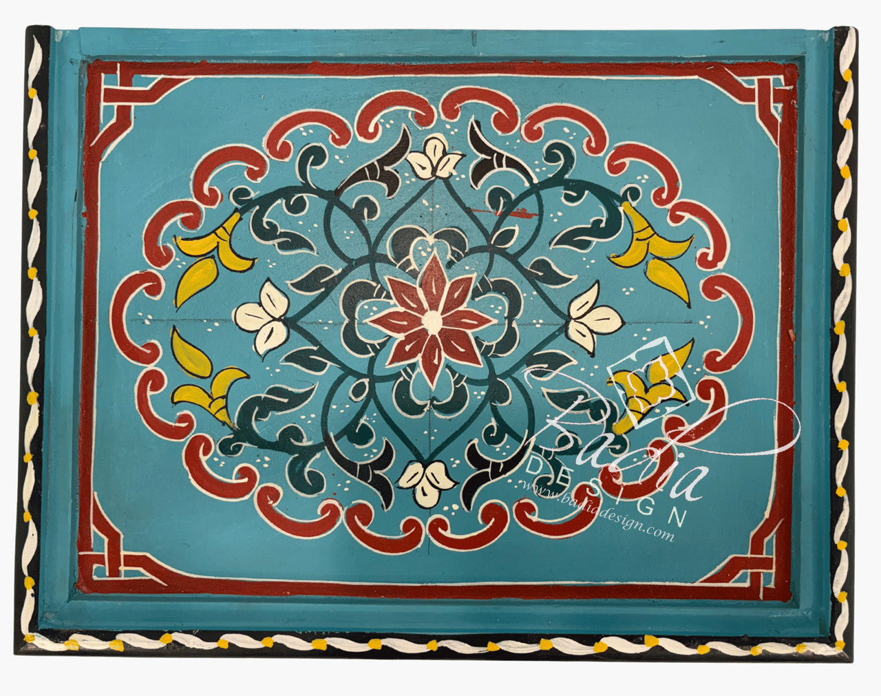 Small Multi-Color Hand Painted Nightstands