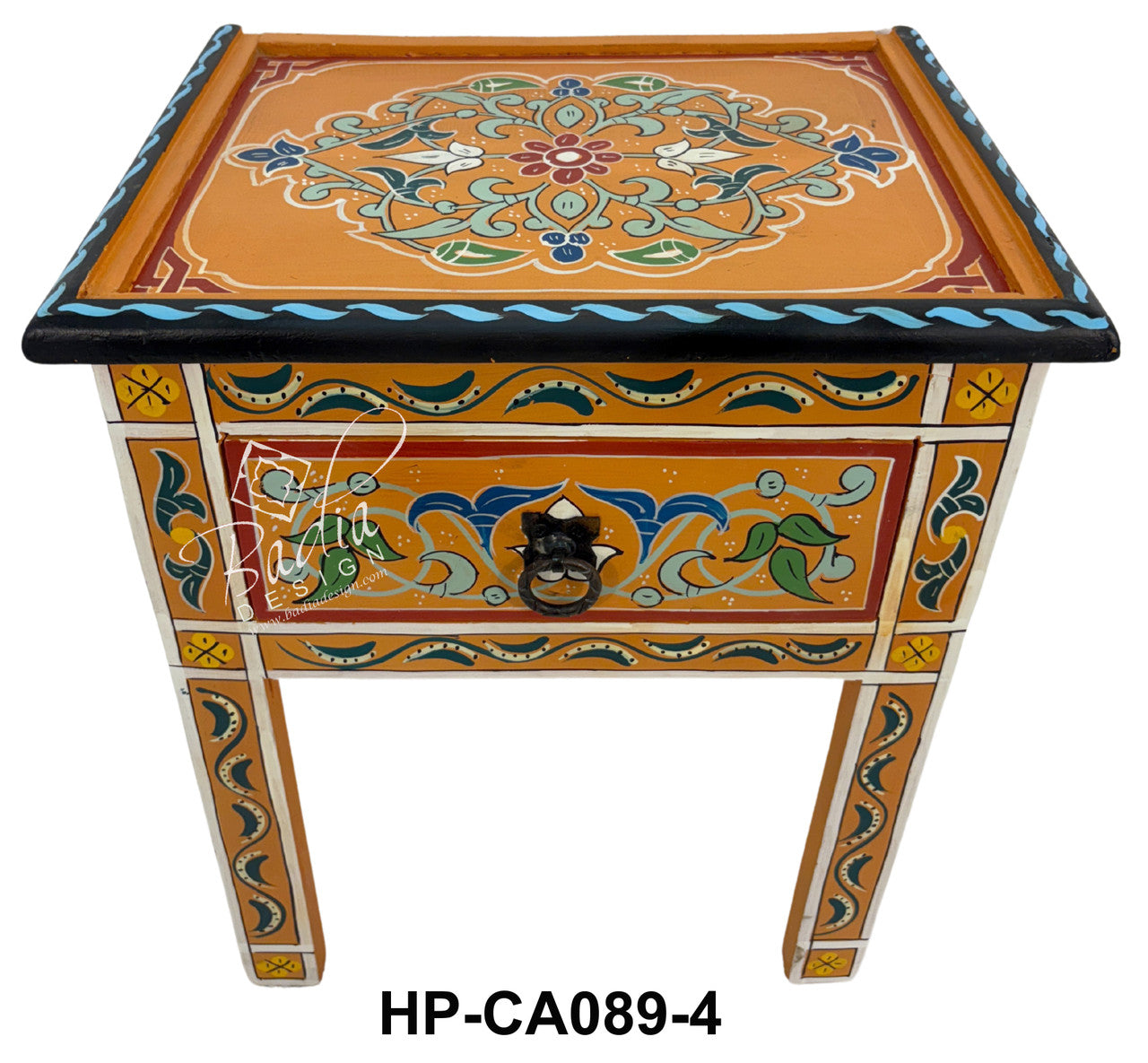 Small Multi-Color Hand Painted Nightstands