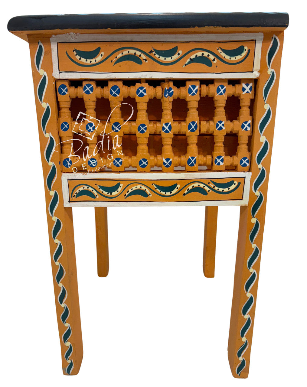 Small Multi-Color Hand Painted Nightstands