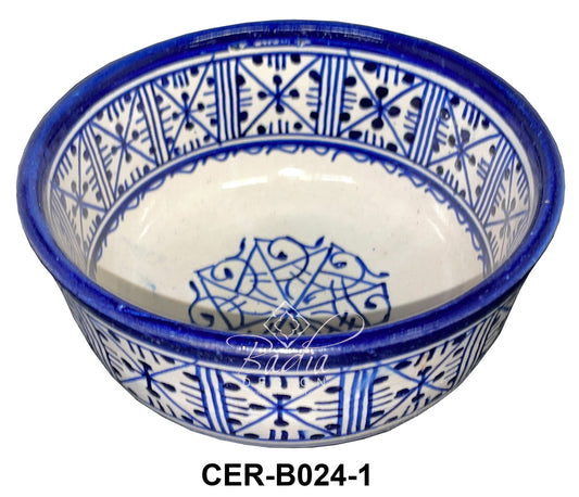 Multi-Color Hand Painted Ceramic Bowls