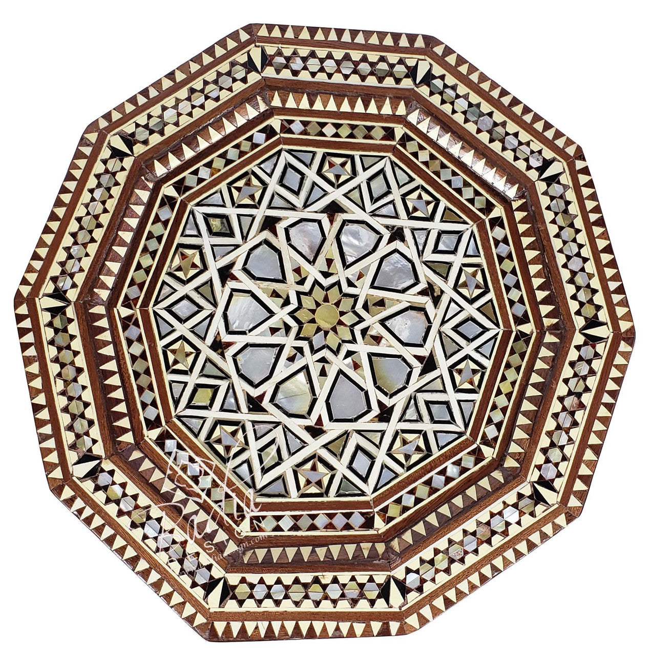 Syrian Design Inlay Side Table