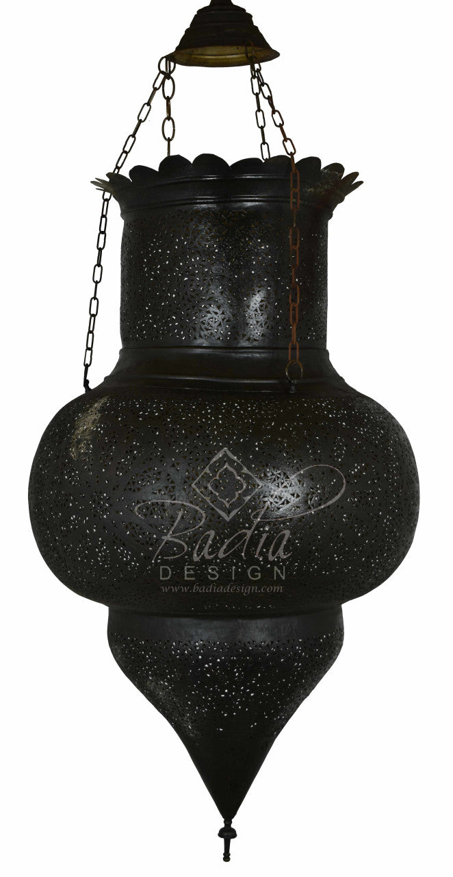 Arabesque Aged Brass Chandelier