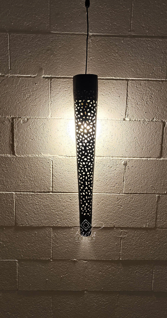 Tall Cylindrical Shaped Rustic Iron Wall Sconce