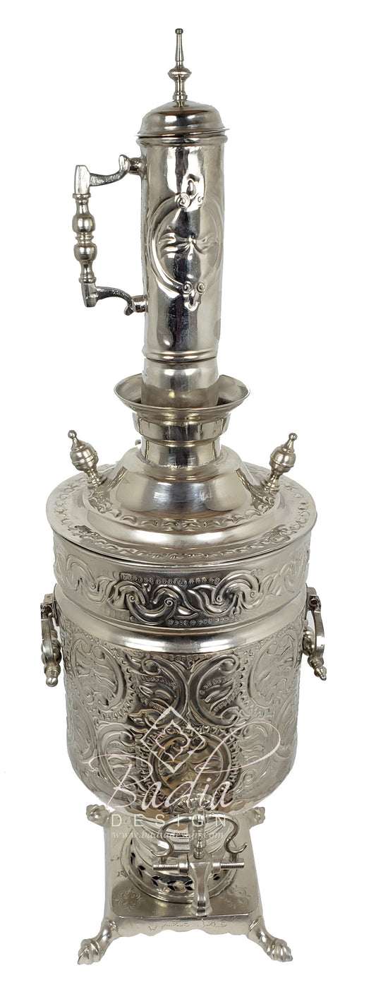 Tall Silver Water Container - HD124