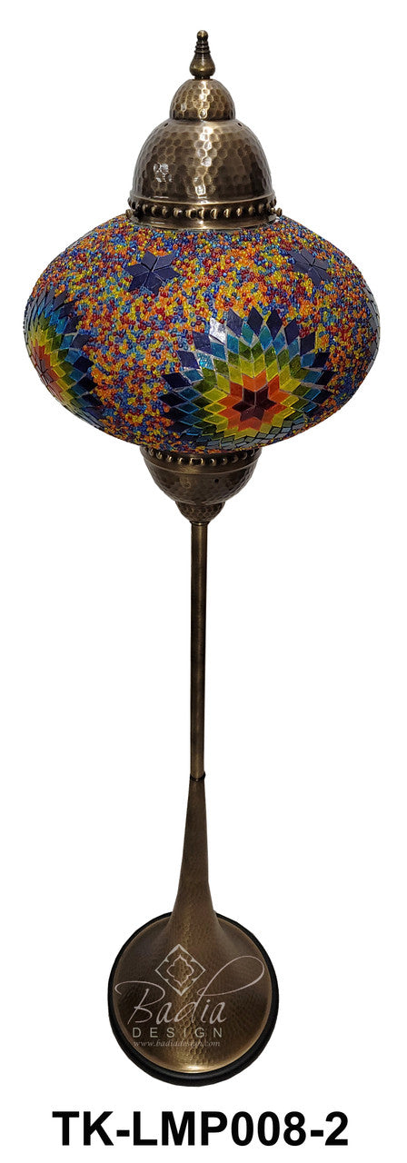 Turkish Mosaic Glass Floor Lamps