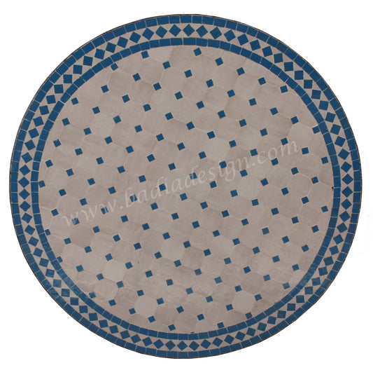 Round Mosaic Tile Table Top