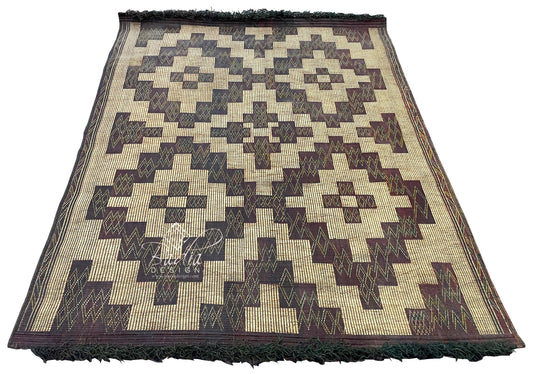 Handwoven Berber Designed Straw Mat