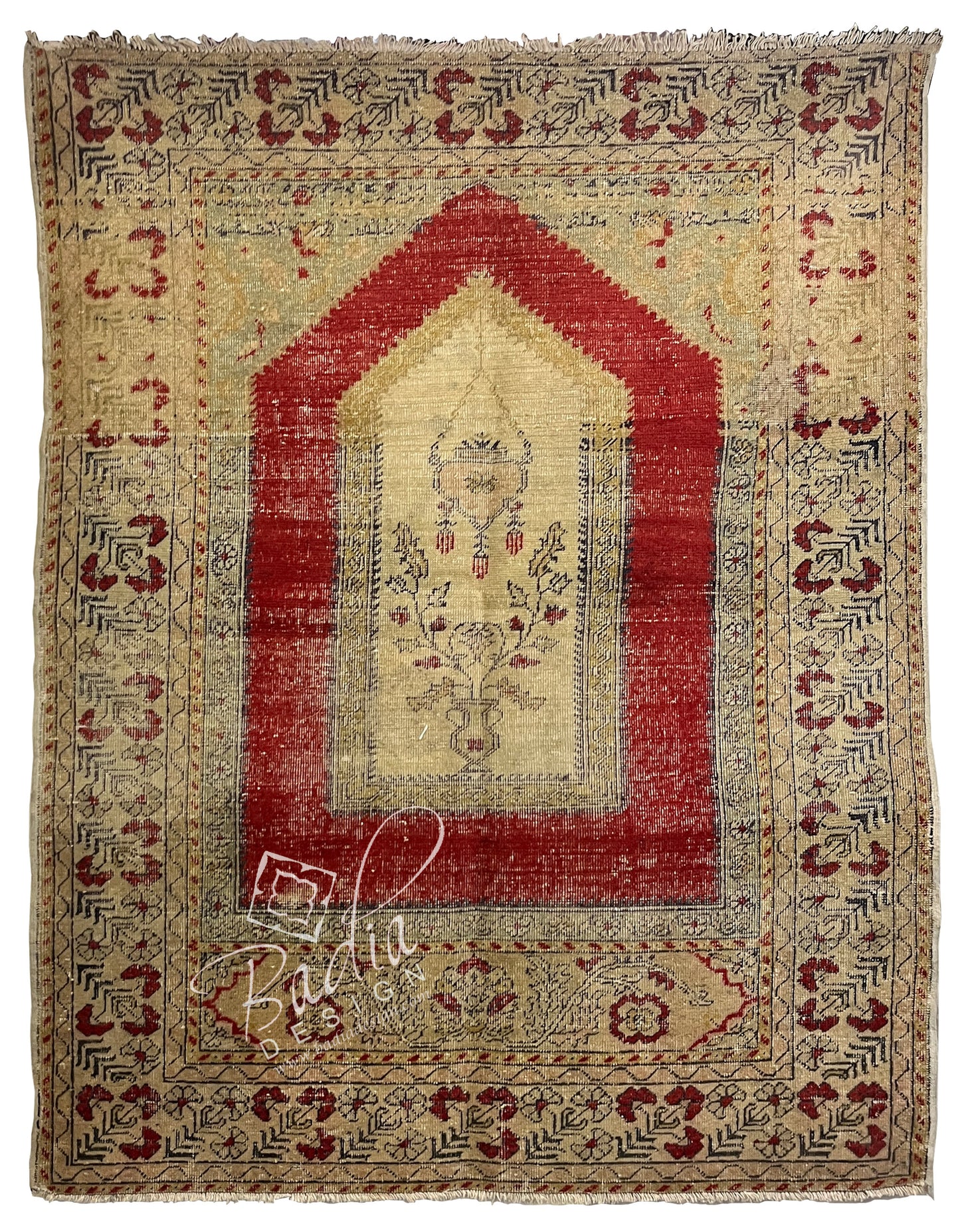 Traditional Colorful Turkish Area Rug