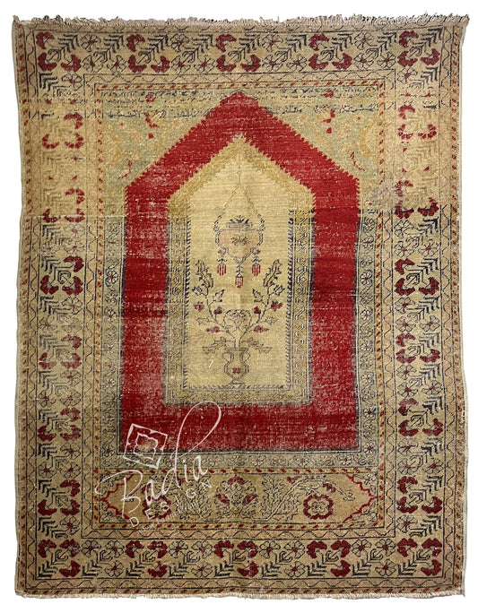 Traditional Colorful Turkish Area Rug