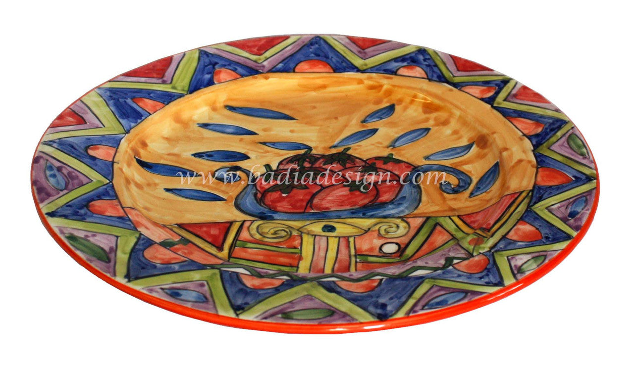 Decorative Hand Painted Ceramic Plate