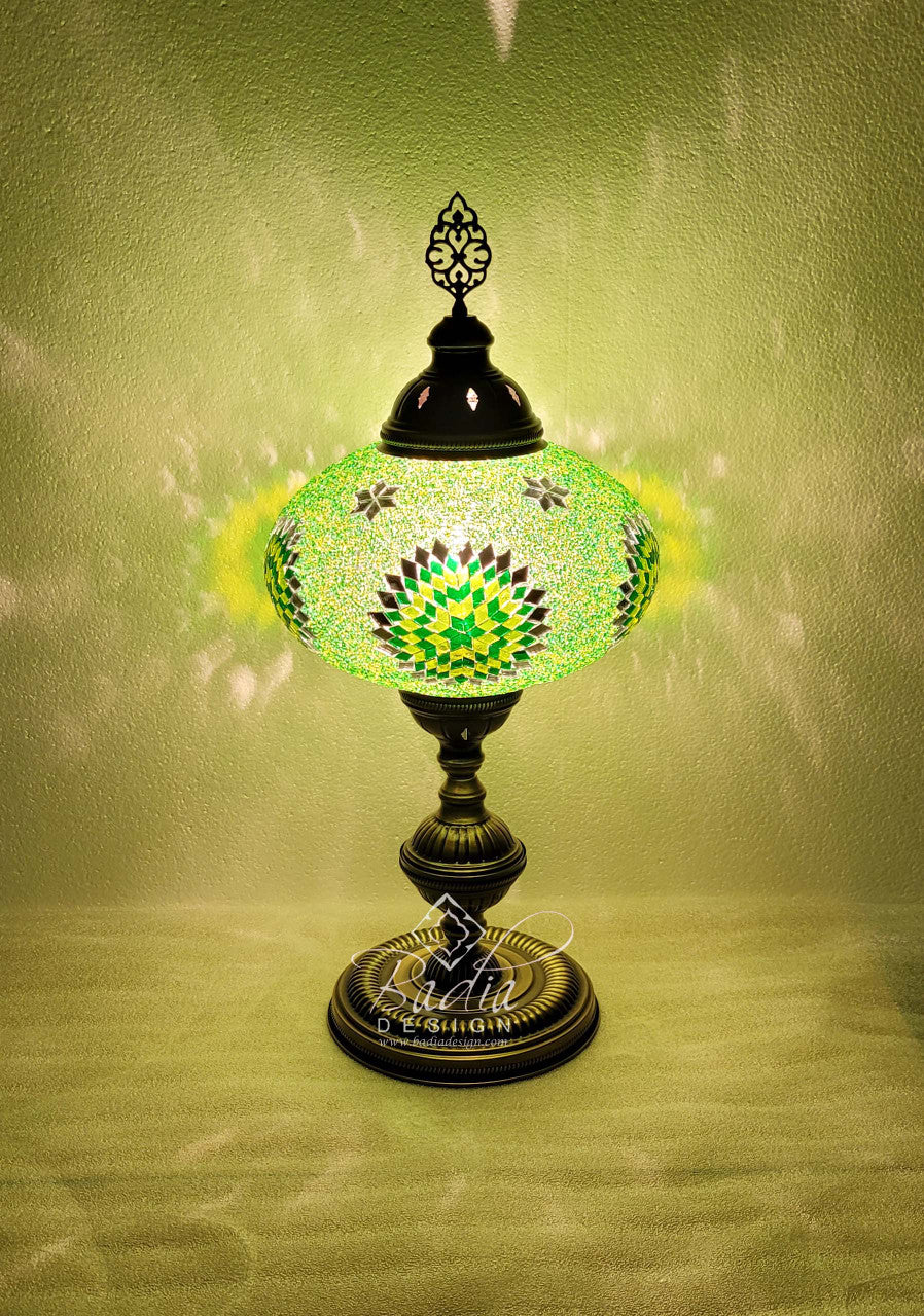 Turkish Mosaic Glass Desktop Lamps