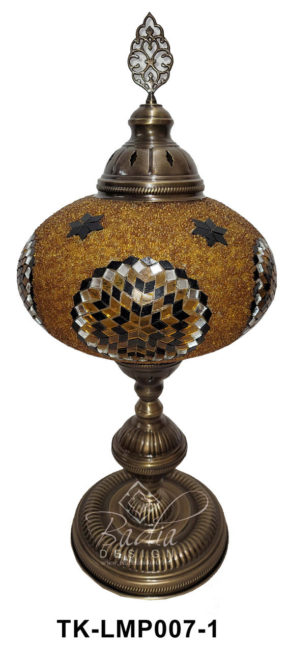 Turkish Mosaic Glass Desktop Lamps