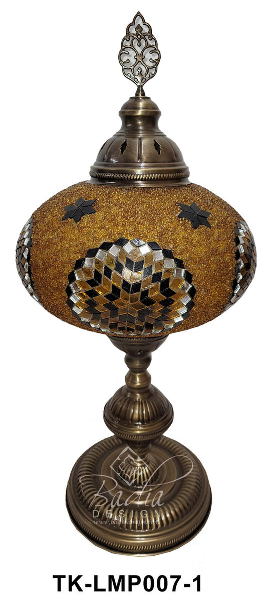 Turkish Mosaic Glass Desktop Lamps