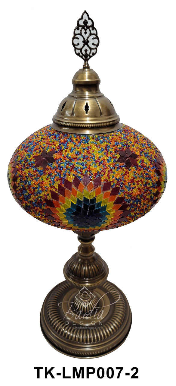 Turkish Mosaic Glass Desktop Lamps
