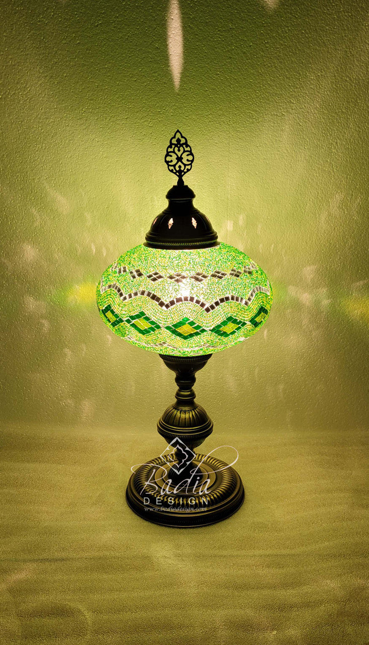 Turkish Mosaic Glass Desktop Lamps