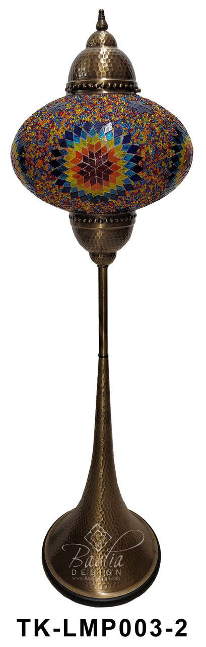 Turkish Mosaic Glass Floor Lamps