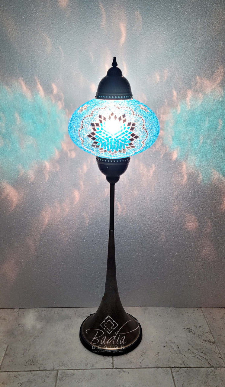 Turkish Mosaic Glass Floor Lamps