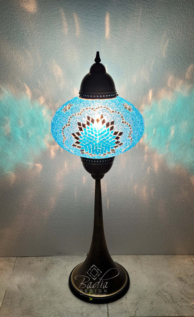 Turkish Mosaic Glass Floor Lamps