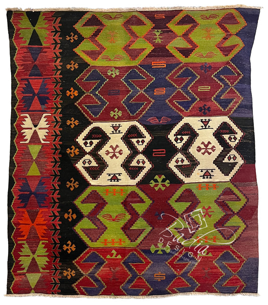Multi-Color Turkish Style Area Rug